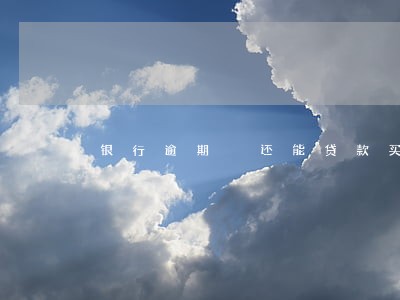 银行逾期 还能贷款买车吗 银行逾期 还能贷款买车吗